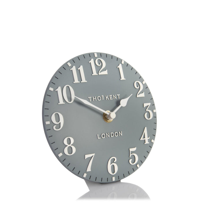 Thomas Kent Arabic Mantel Clock - Flax Blue - 15cm | {{ collection.title }}
