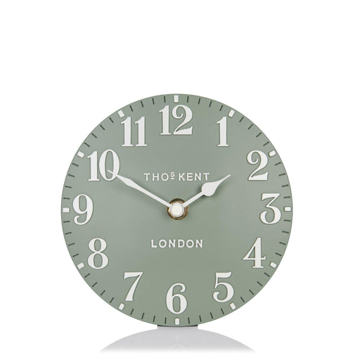 Thomas Kent Arabic Mantel Clock - Seagrass - 15cm | {{ collection.title }}