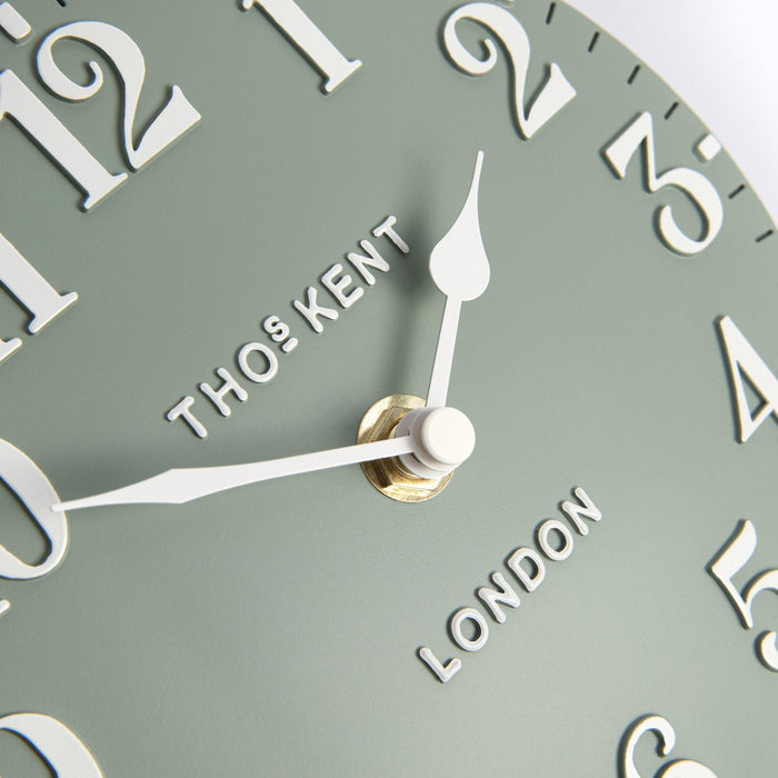 Thomas Kent Arabic Mantel Clock - Seagrass - 15cm | {{ collection.title }}