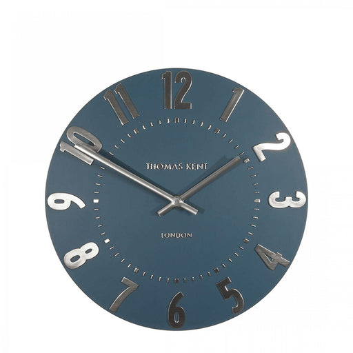 Thomas Kent Mulberry Wall Clock - Midnight Blue - 30cm | {{ collection.title }}