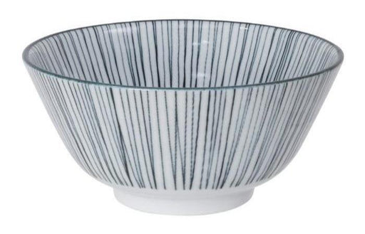 Tokyo Design Studio - Nippon Black Rice Bowl 12x6.4cm 300ml Lines | {{ collection.title }}
