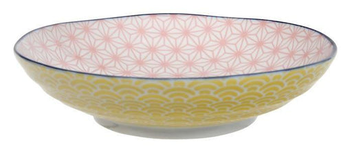 Tokyo Design Studio - Star/Wave Pasta Plate 21x5.2cm Pink | {{ collection.title }}