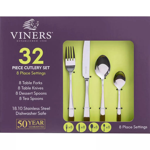 Viners Henley Stainless Steel Cutlery Set (32 Piece) | {{ collection.title }}
