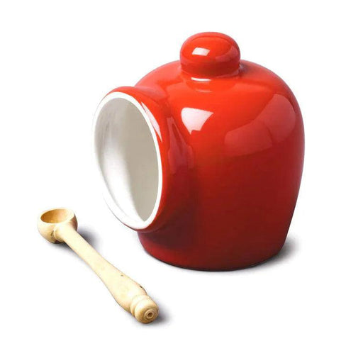 WM Bartleet & Sons - Traditional Salt Pig with Spoon - Red | {{ collection.title }}