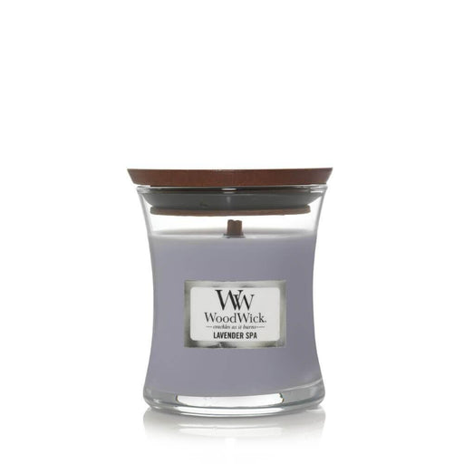 WoodWick Mini Hourglass Lavender Spa Scented Candle | {{ collection.title }}