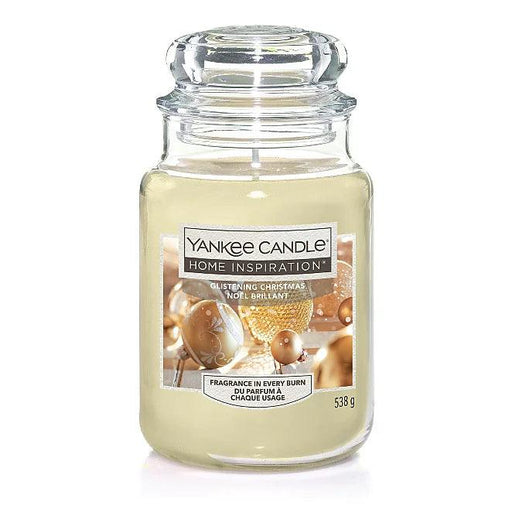 Yankee Candle Large Scented Candle Jar - Glistening Christmas | {{ collection.title }}