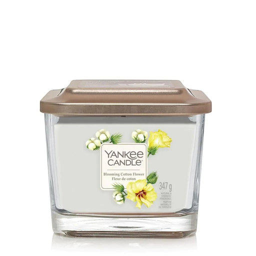Yankee Candle Medium Elevated Scented Candle - Blooming Cotton Flower | {{ collection.title }}