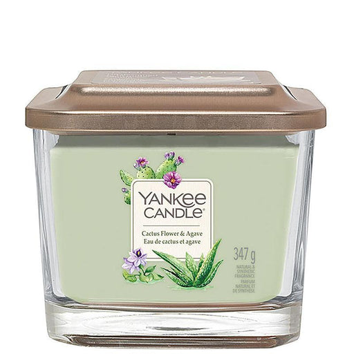 Yankee Candle Medium Elevated Scented Candle - Cactus Flower & Agave | {{ collection.title }}