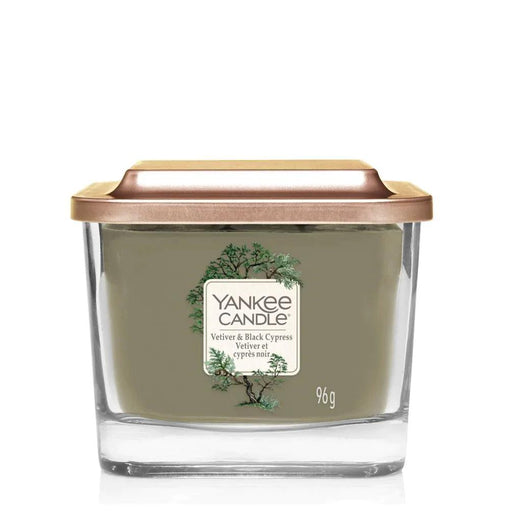 Yankee Candle Medium Elevated Scented Candle - Vetiver & Black Cypress | {{ collection.title }}