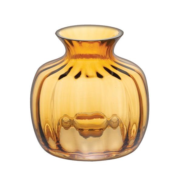 Dartington Cushion Small Amber Vase | {{ collection.title }}