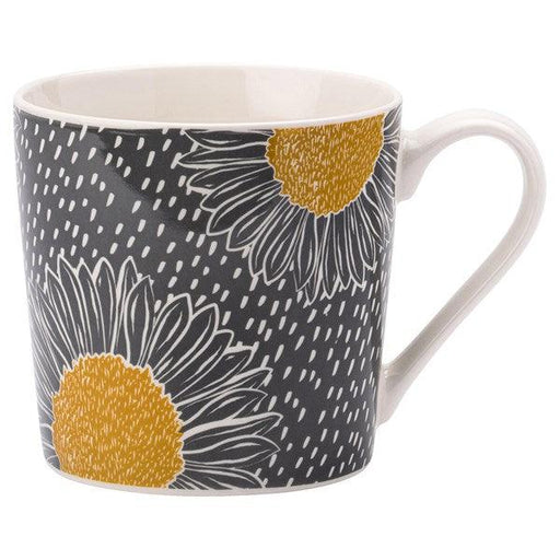 DMD Artisan Flower Floral Grey Mug | {{ collection.title }}