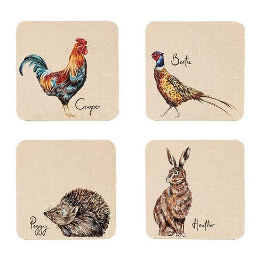 DMD Edale Assorted Designs Square Coasters (Set of 4) | {{ collection.title }}