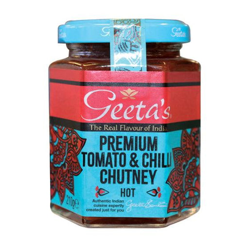 Geeta's Premium Tomato & Chilli Chutney (210g) | {{ collection.title }}