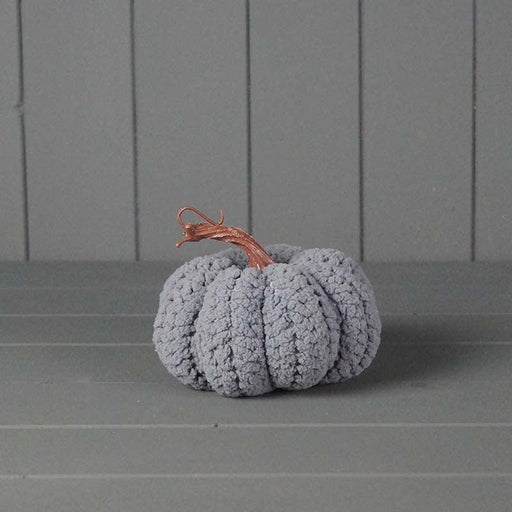 The Satchville Gift Co. - Grey Fabric Pumpkin (13cm) | {{ collection.title }}