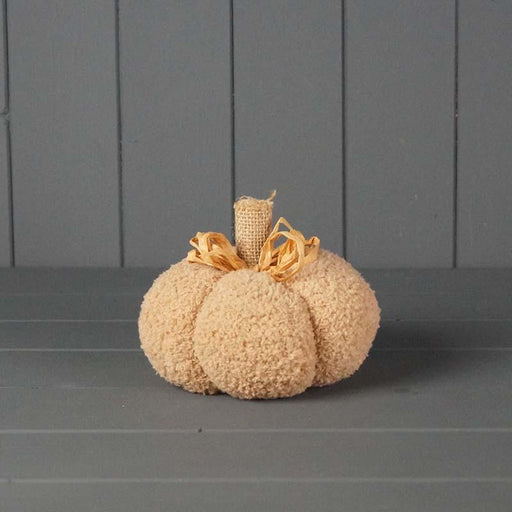 The Satchville Gift Co. - Peach Fabric Pumpkin (14cm) | {{ collection.title }}