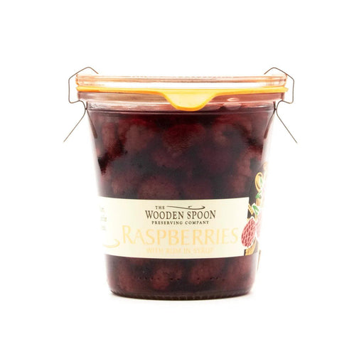 The Wooden Spoon - Raspberries with Rum in a Weck Jar (290g) | {{ collection.title }}