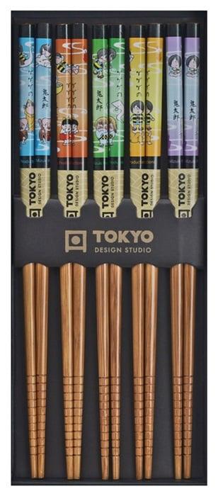 Tokyo Design Studio Chopstick Set - Comic (5 pairs) | {{ collection.title }}