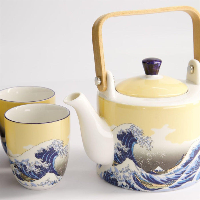 Tokyo Design Studio Kawaii Hokusai Tea Set with Teapot (800ml) | {{ collection.title }}