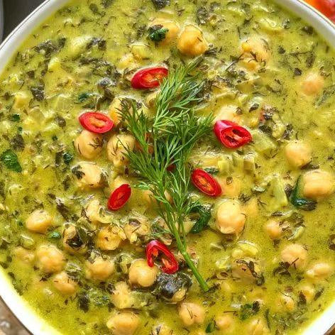 Coconut & Herb Chickpea Curry: A Persian-Inspired Plant-Based Feast
