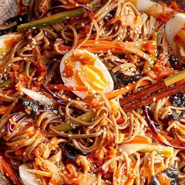 Bibim Guksu: Korean Spicy Noodles - LemonSalt