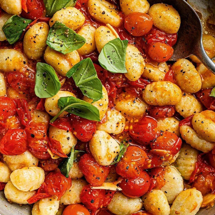 Burst Cherry Tomato Gnocchi Recipe - LemonSalt