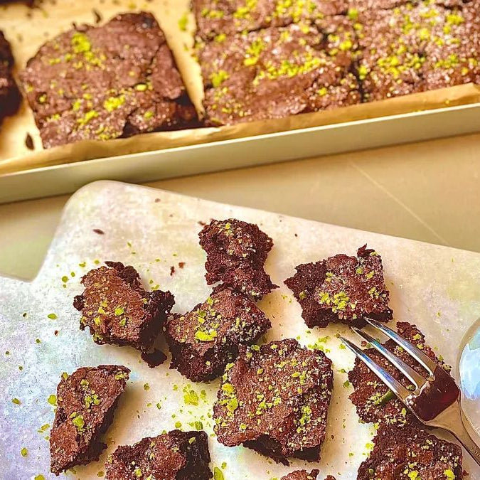 The Ultimate Cherry & Pistachio Brownies: A Luxardo Lover’s Dream