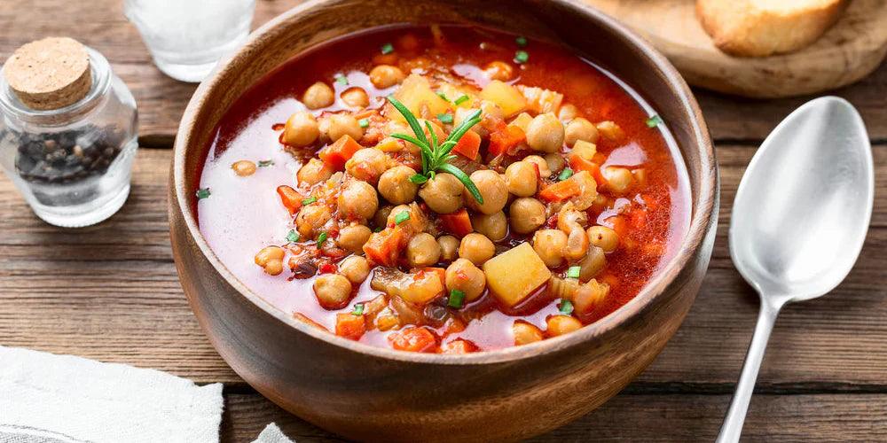 Chestnut, Chickpea and Rose Harissa Soup by Belazu - LemonSalt