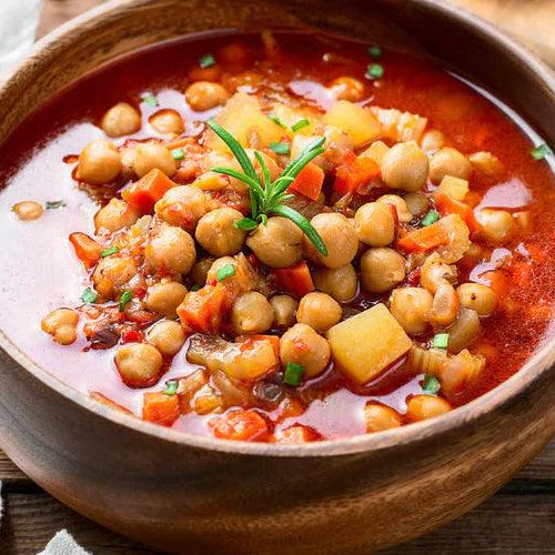 Chestnut, Chickpea and Rose Harissa Soup by Belazu - LemonSalt