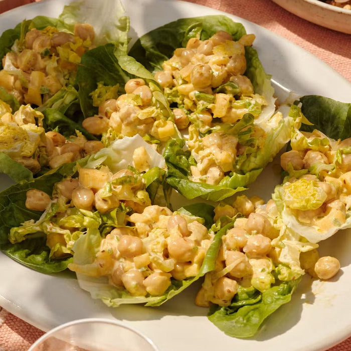 Vibrant & Creamy Coronation Chickpea Salad