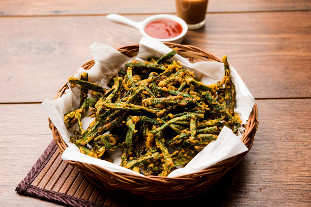 Crispy Okra Fries - LemonSalt