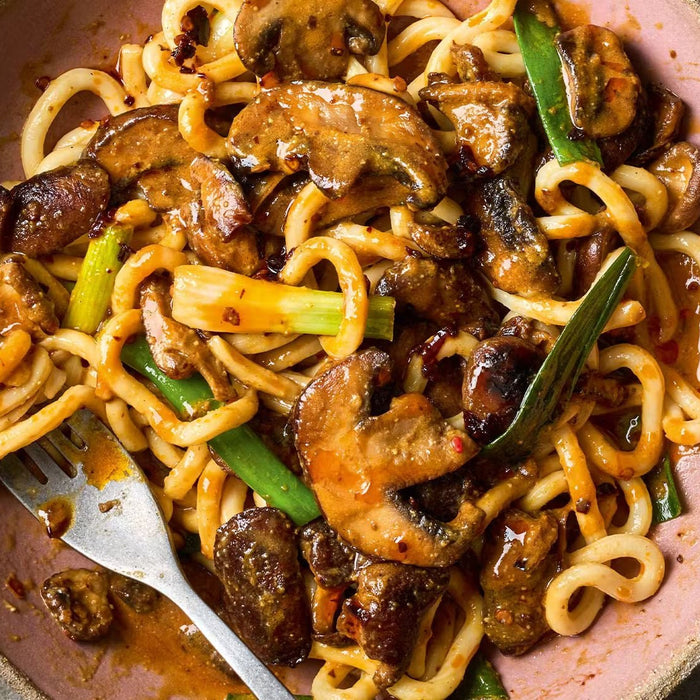 Miso & chilli mushroom noodles