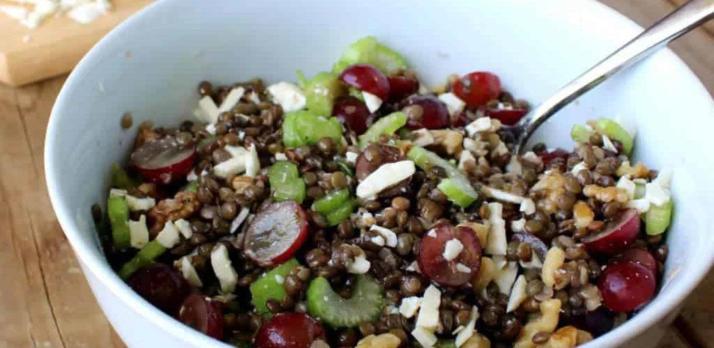 Roasted Grape & Lentil Salad Recipe – Warm, Wholesome, and Delicious - LemonSalt