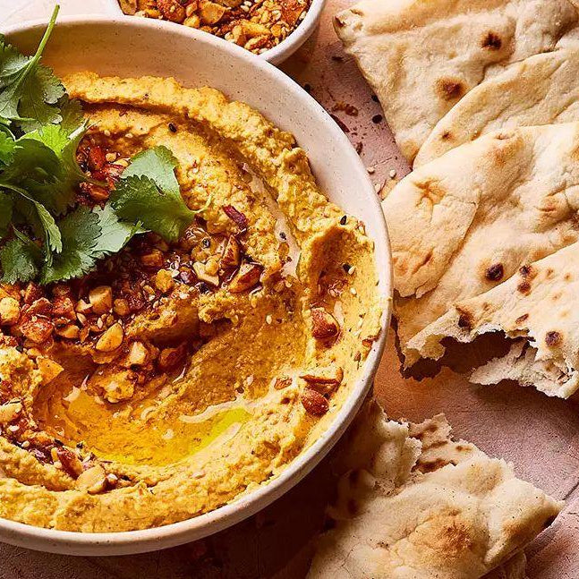 Spiced Carrot Dip with Almond Dukkah: A Bold, Bright Twist for Your Mezze Table - LemonSalt