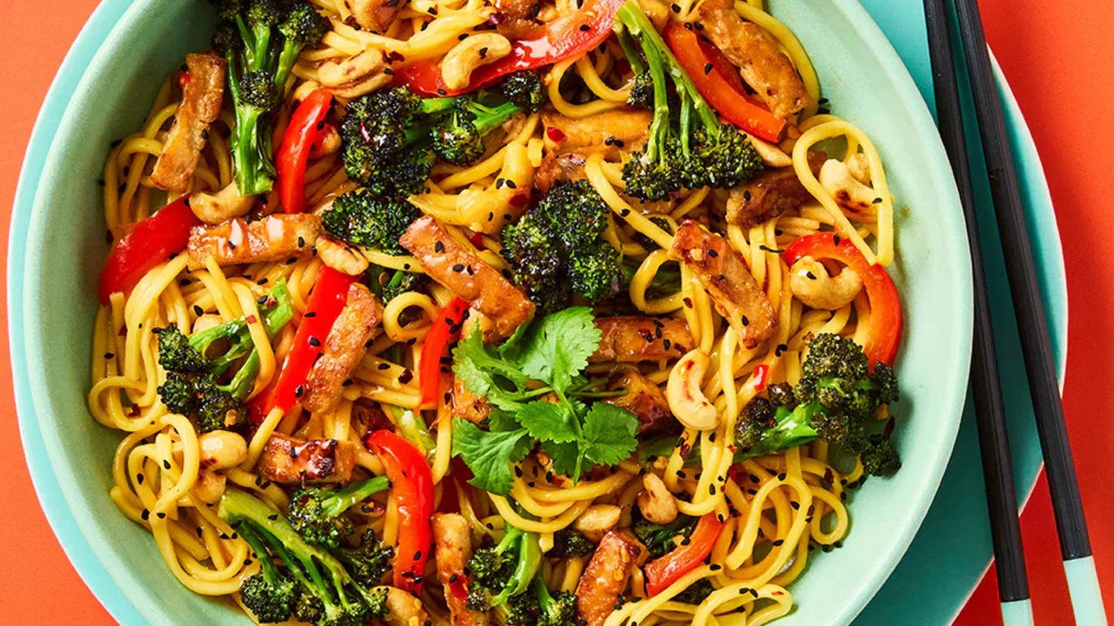 Sweet Chilli & Tofu Noodles Recipe: Quick, Easy & Delicious - LemonSalt