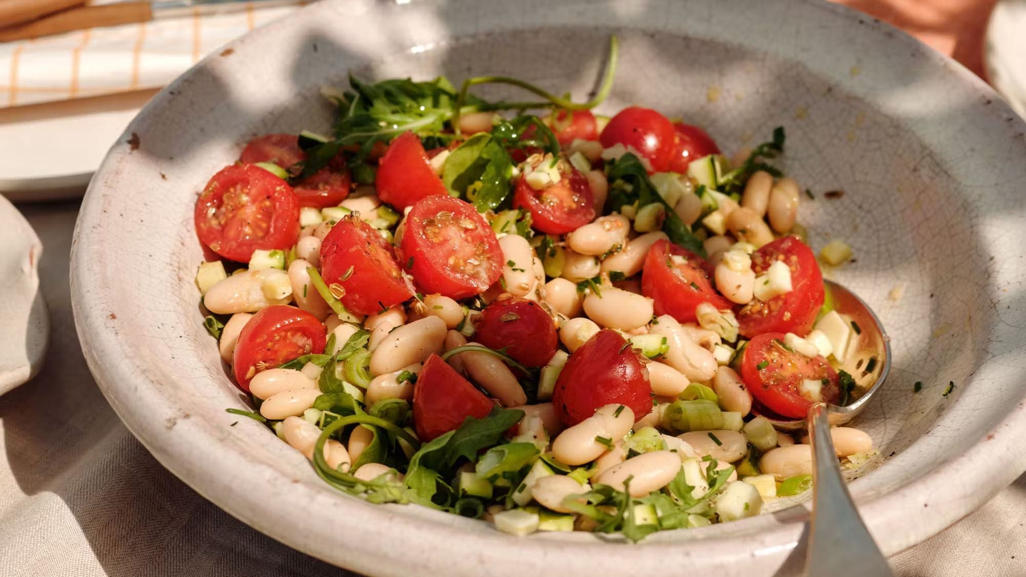 White Bean Salad with Tomato Vierge