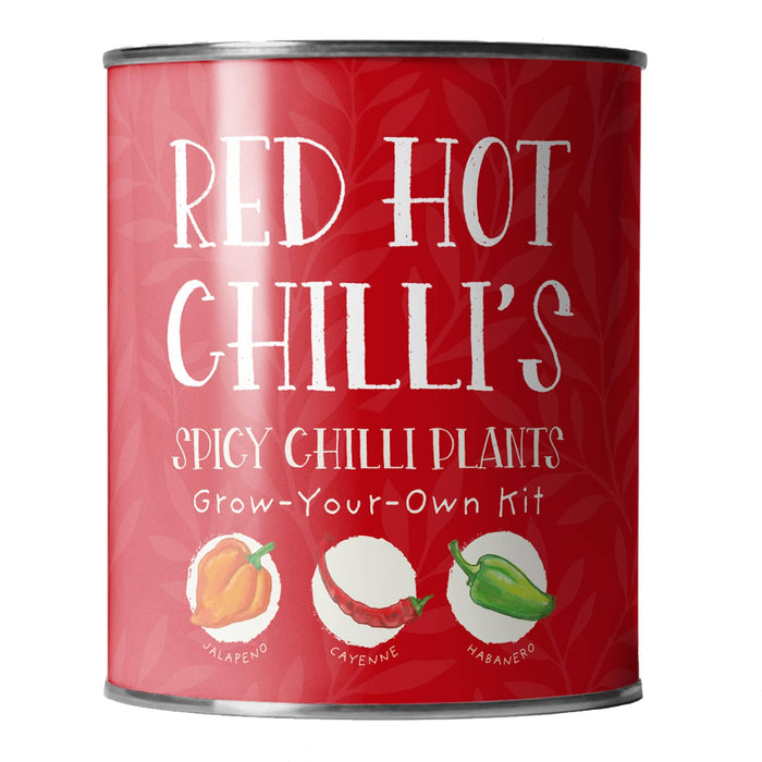 The Plant Gift Co. Red Hot Chilli's. Eco Grow Your Chilli Plant Kit