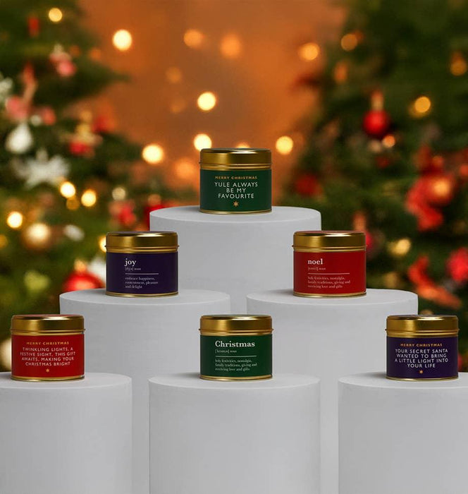 Shearer Candles Noel Definition Christmas Large Scented Tin Candle