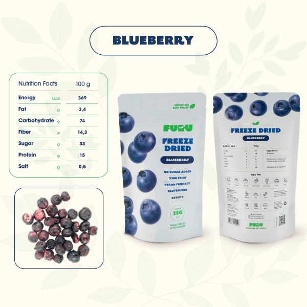 FURU Natural Blueberry Crisps (25g)