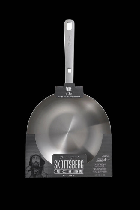 Skottsberg Stainless Steel Wok (28cm)