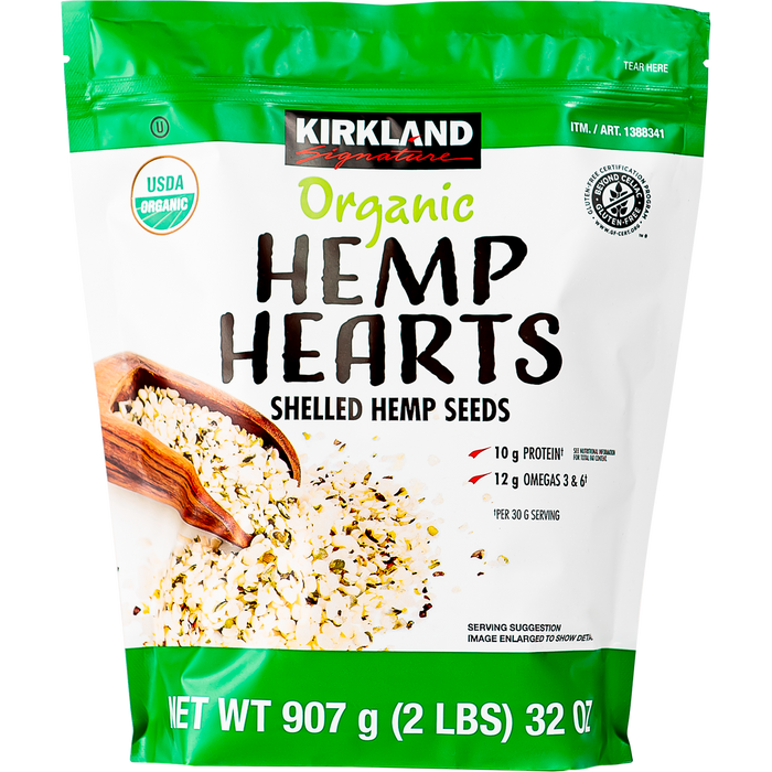 Kirkland Signature Organic Hemp Hearts (907g)