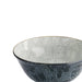 Ceramic bowl with intricate dotted floral pattern, ideal for kitchen or tableware use