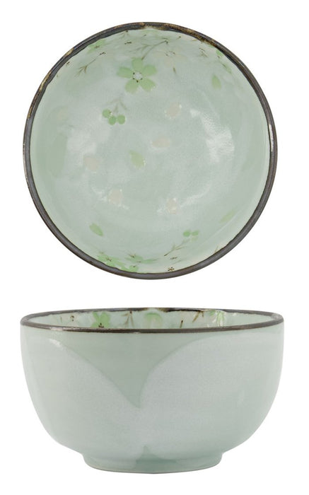 Tokyo Design Studio Green Cosmos Bowl Giftset  (4x550ml)