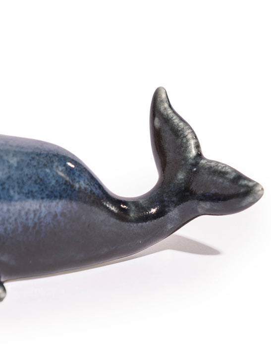 McGowan Set Of Ceramic Blue Whale Salt & Pepper Shakers