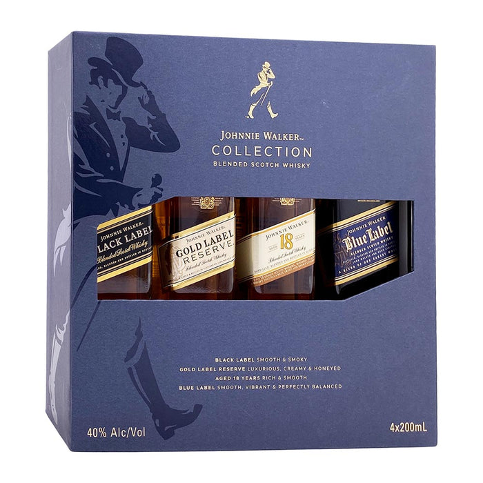 Johnnie Walker Scotch Collection Gift Pack (4x200ml)