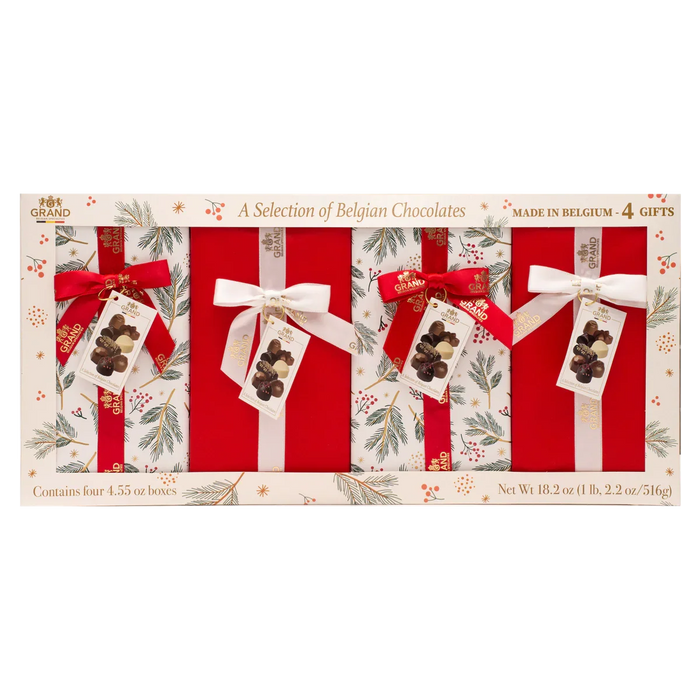 Gudrun Belgian Chocolate Mini Cube Selection (4x130g)