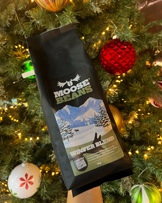 Moose Beans 100% Premium Arabica Coffee Beans Winter Blend (1kg)
