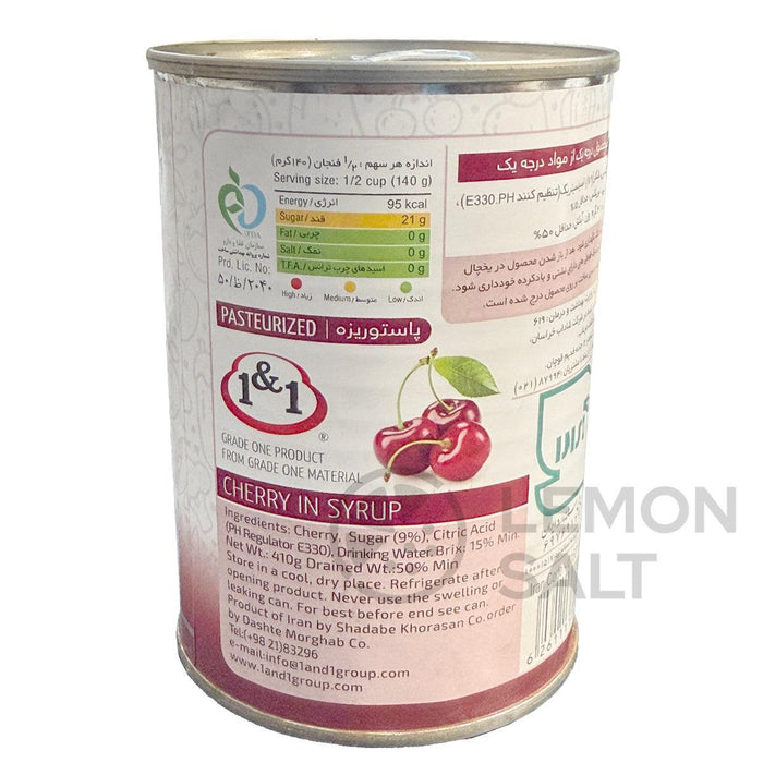 1&1 Cherry in syrup (400g) - LemonSalt