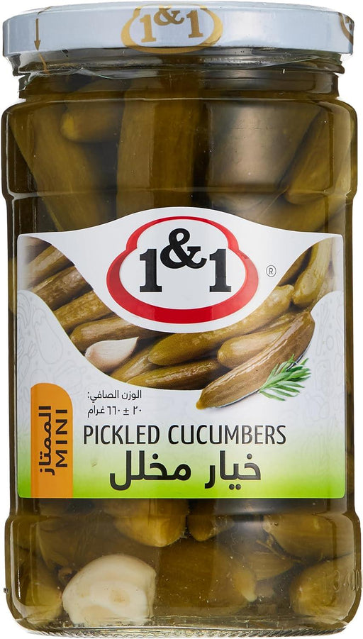 1&1 Mini Pickled Cucumbers (650g) | {{ collection.title }}