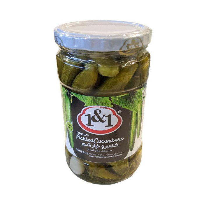 1&1 Pickled Cucumbers (660g) | {{ collection.title }}