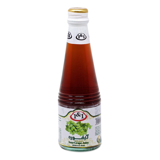 1&1 Sour Grape Juice without Salt - Aab Ghooreh (330ml) | {{ collection.title }}